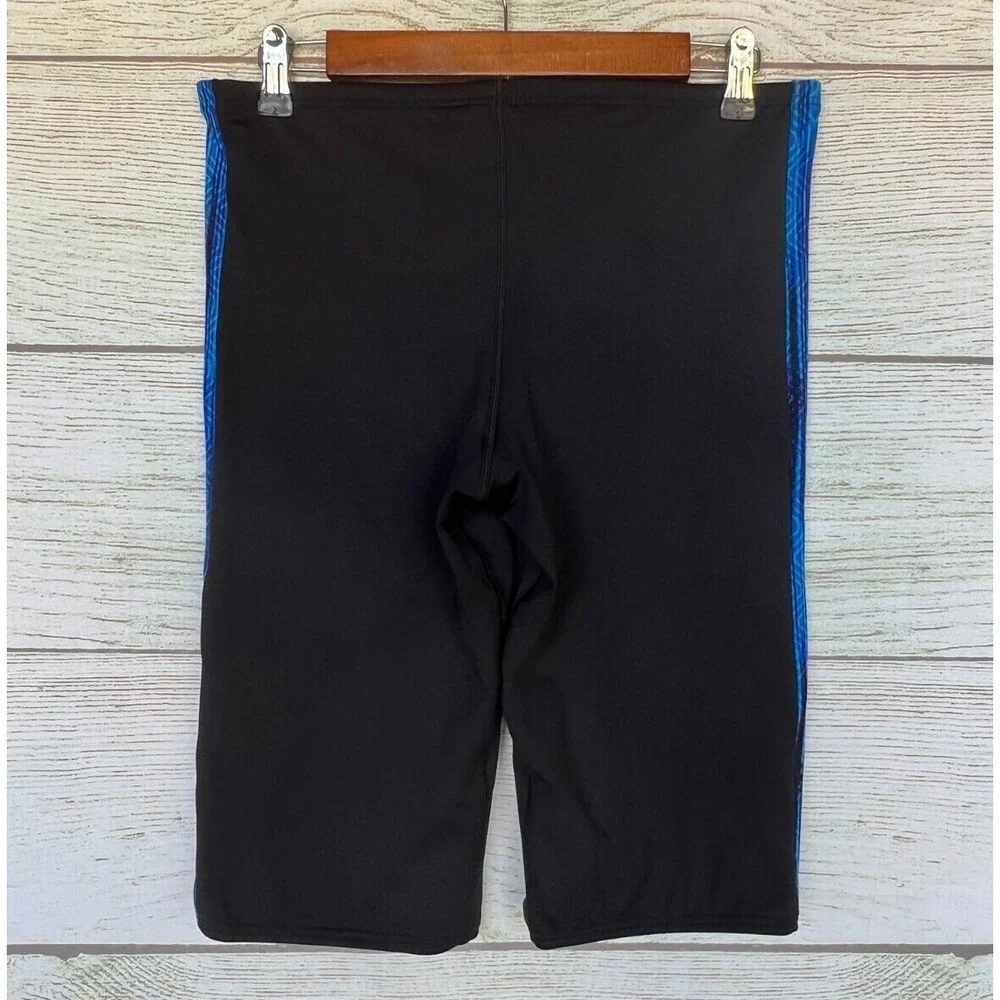The Finals Swim Shorts Mens Size 38 Zircon GLD Blue Jammer Swimsuit Shorts New